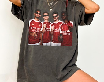 Camiseta Comfort Colors® Premier League 2026 Campeones 2026, Camiseta divertida del Arsenal, Regalo para aficionados al fútbol, Regalo para los Gunners