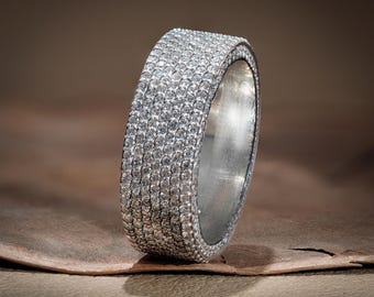 Anillo de compromiso de oro de 14 quilates con diamantes cultivados en laboratorio de talla redonda, anillo de compromiso con diamantes de laboratorio redondos, regalo de boda para ella, alianza de boda