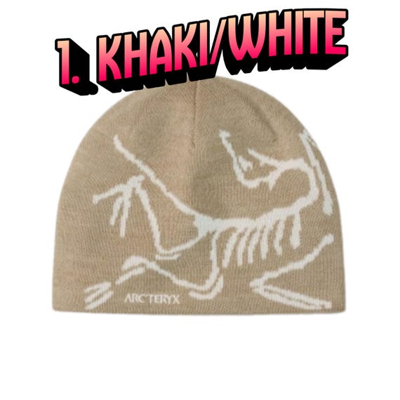 Arc\'teryx Vintage Knit Hat Arcteryx Vintage winter knitted striped pom-pom beanie 90s  main image 4