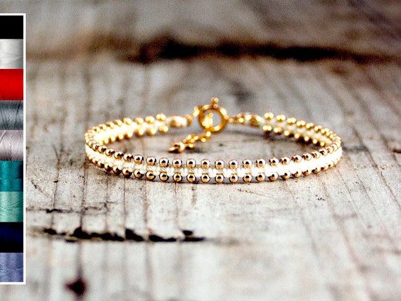 Etsy bracelets deals gold