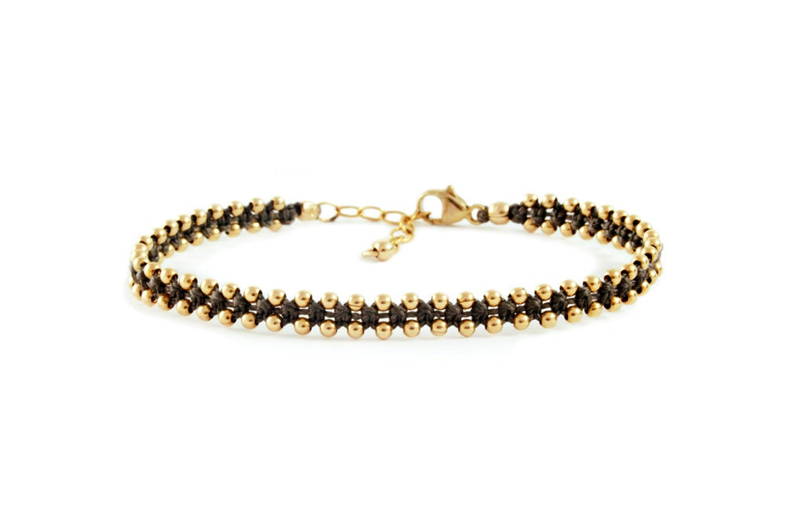 Stack Bracelets Gray Bracelets Beaded Bracelets Boho Etsy