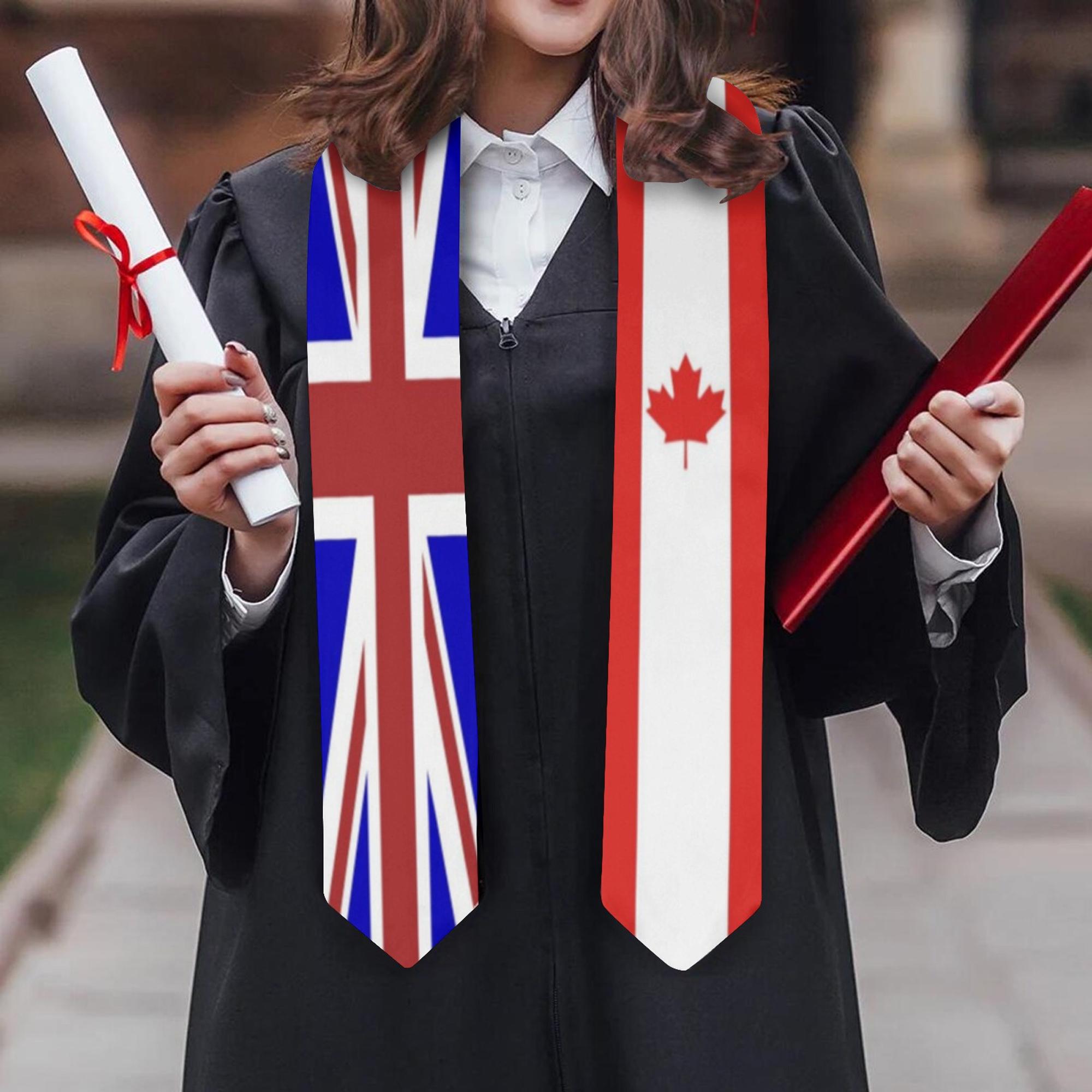 Custom Country Flags Graduation Stole, Personalized Flags Mixed Sash - Etsy