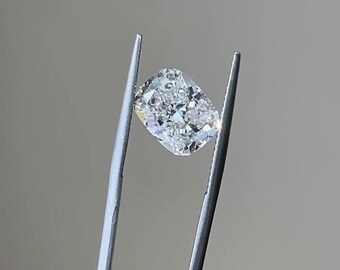 2 Carat Radiant Cut Moissanite Gemstone: D Color, VVS1 Clarity, Lab-Created Ethical Stone