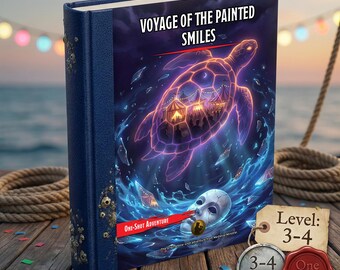 D&D 5e Dark Carnival Adventure: Voyage of Painted Smiles (Digital PDF, One-Shot)