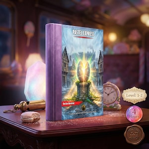 The Pastel Express: D&D One-Shot | Easter Candy Train Adventure | TTRPG PDF Download, Tokens, Maps, Soundtrack