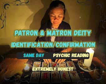 PATRON & MATRON Deity Identification Reading, Spiritual Confirmation, Divine Channeled Message, Same Day