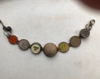 Mixed Media Bracelet "Wandering Soul" #3