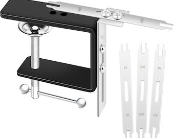Zipper Pull Installation Tool - Sewing Alignment Jig