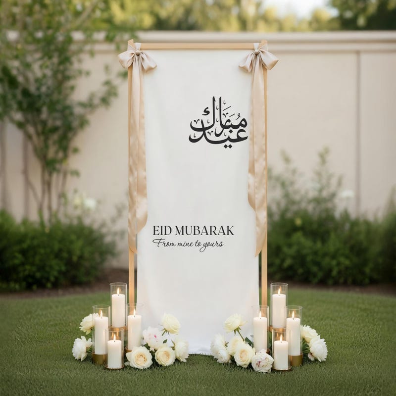 Custom Linen Sign Eid - Etsy