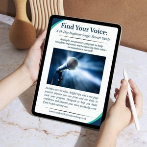 How to Find Your Singing Voice: A 14-Day Starter Guide - Tips For Beginners + Practice Planner