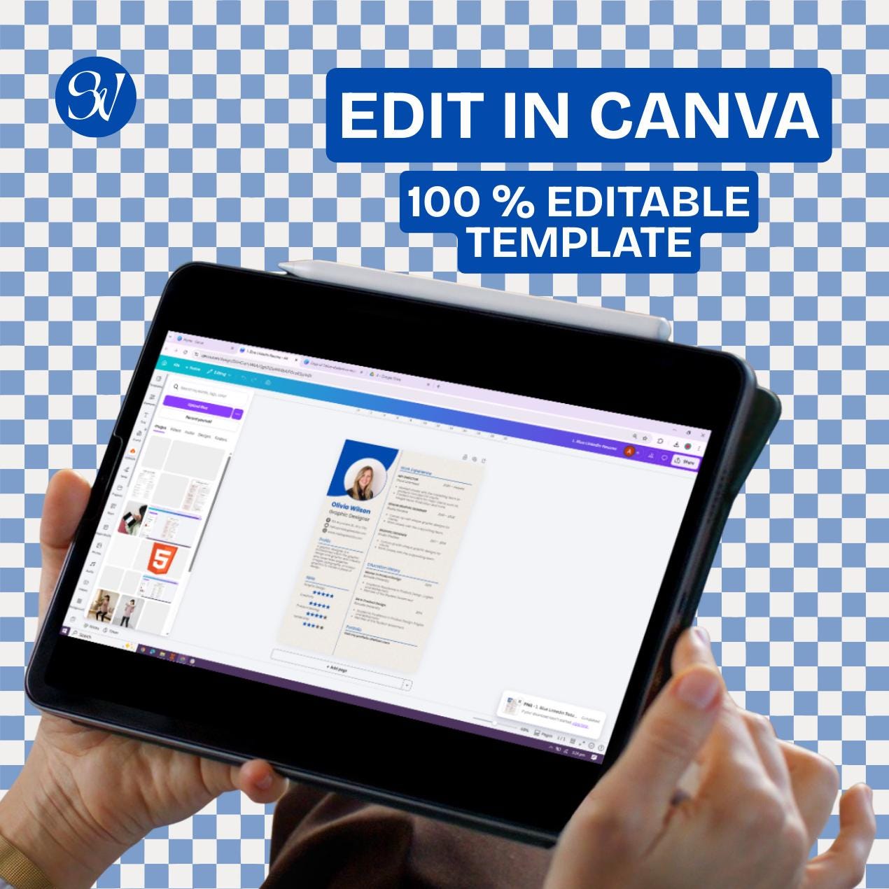 Editable Linkedin CV Template | Professional Resume Design | Modern Job ...
