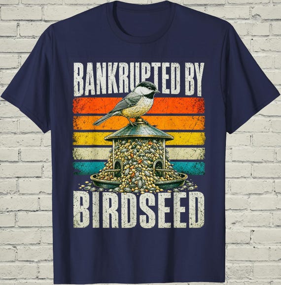 Funny Birder Shirt, Vintage Retro Top, Cute Birdwatcher Tee, Humorous Avian Art, Dad Birthday Gift, Ornithology Merch, Nature Lover Present