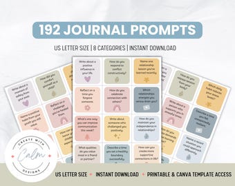 Therapy Journaling prompts, Therapeutic journal prompts, anxiety journaling prompts, therapy tools, Journaling cards, Journaling cards