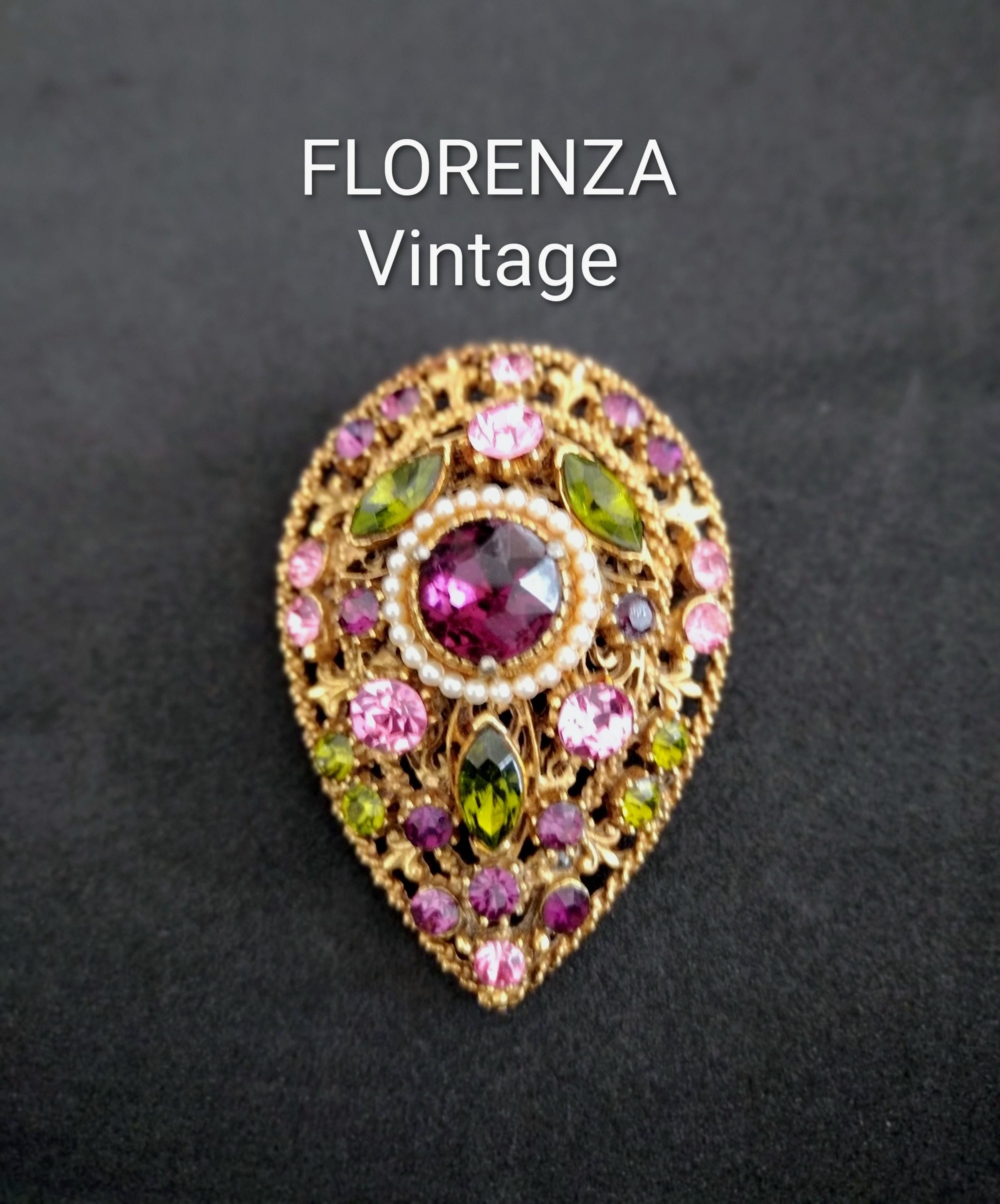 Florenza Brooch - Etsy