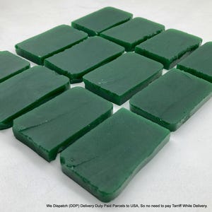 Rohplatten aus grünem Jade-Edelstein, Rohmaterial für Cabochons, Rohschmuck, Perlen