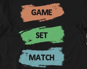 Tennis Player Gift – One More Set Graphic T-Shirt for Tennis Fans