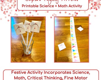 Cupid’s Flying Arrows Preschool Valentine Activity | Hands-On Printable