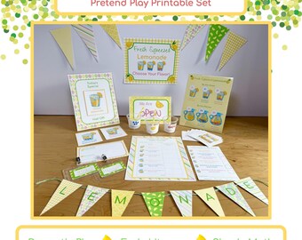 Lemonade Stand Dramatic Play Printable for Preschool & Kindergarten