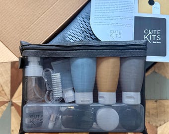 The travel light cosmetics kit: A travel essentials gift set, ideal birthday or Christmas gift box for the travel enthusiast