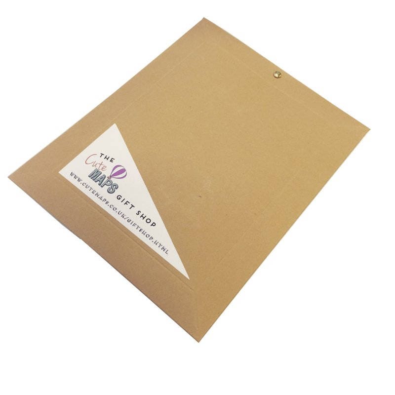 Aylesbury Vale Gift Map Tea Towel Map Gift Leighton Buzzard Bicester