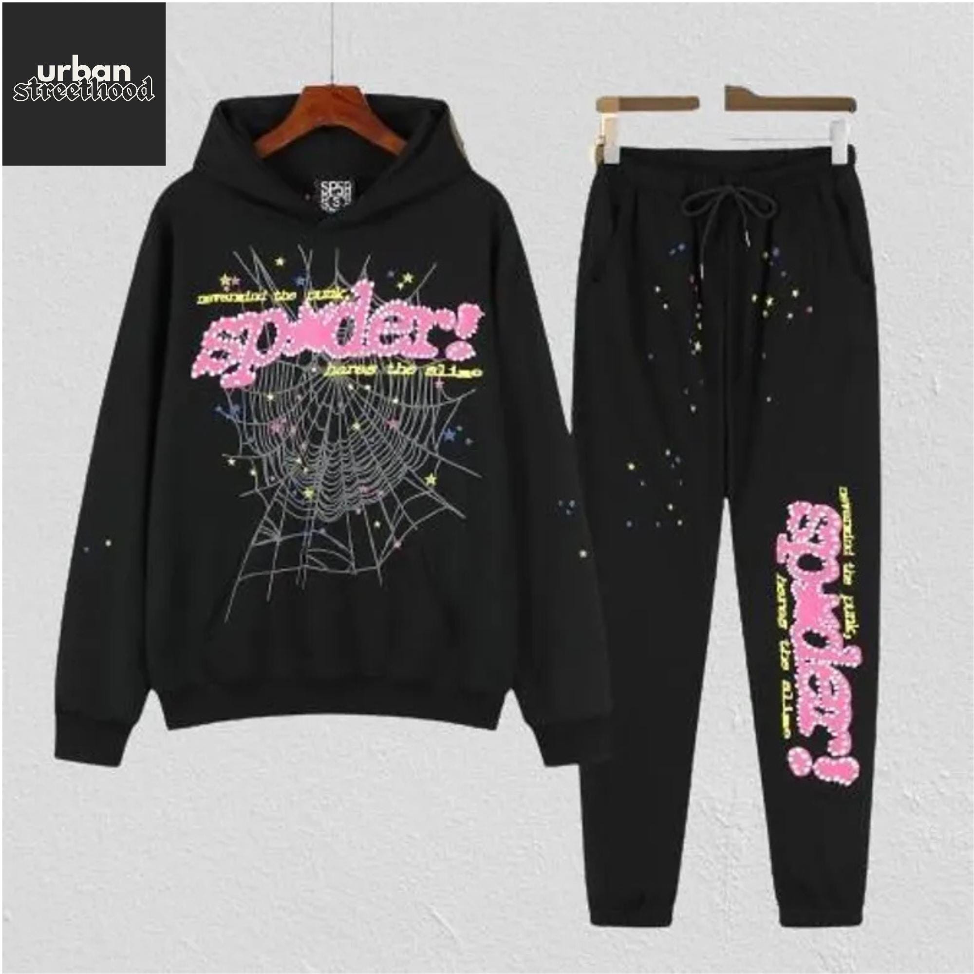 Sp5der hoodie black - Etsy 日本