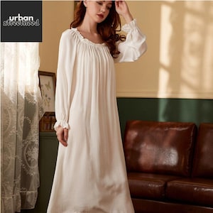 hot cotton nighty dress Plus Size Night Gowns Dresses Nightgown Plus Size White Pure Cotton And  Crochet Romantic Sleepwear, Lingerie,