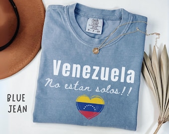 Camiseta de Venezuela, camiseta de apoyo a Venezuela, camiseta de solidaridad con Venezuela, regalo del orgullo venezolano