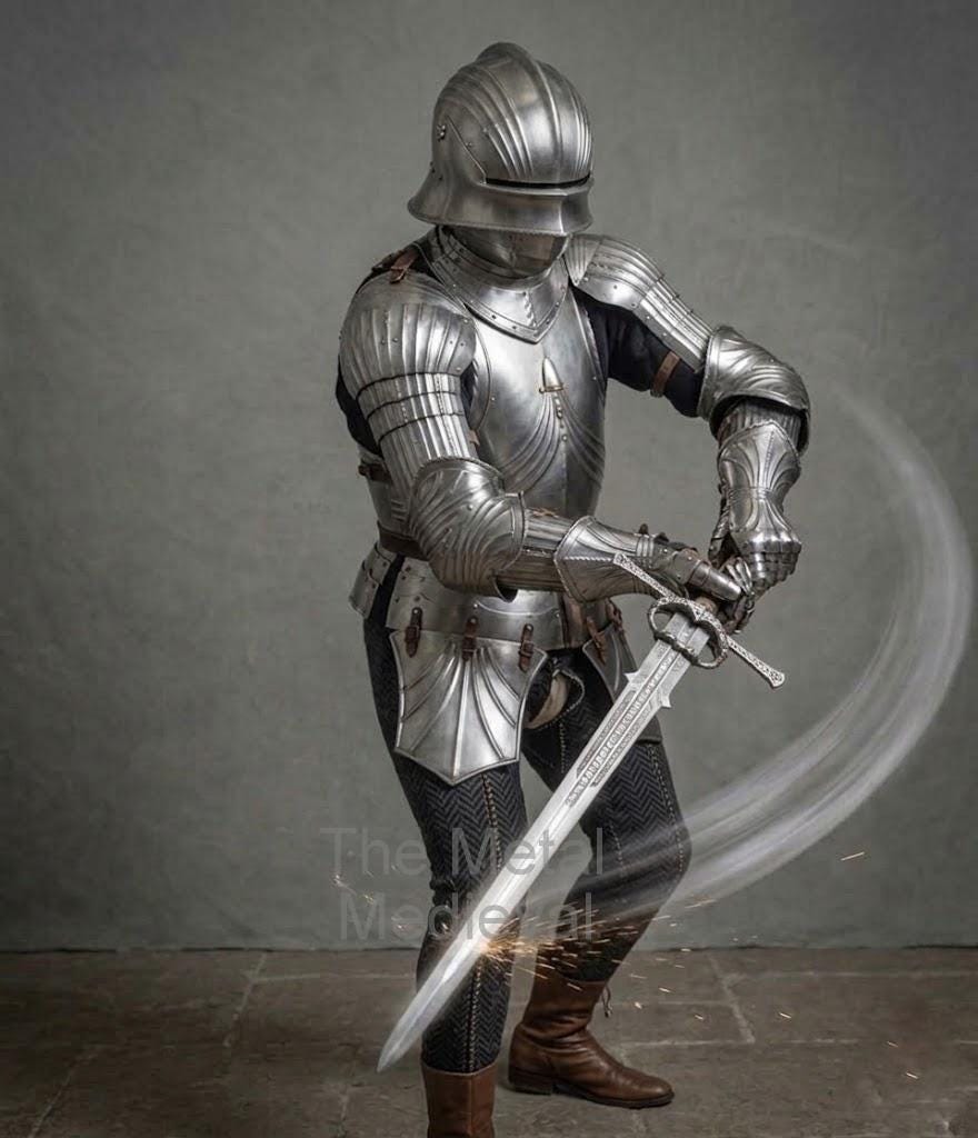 Medieval Armor Full Suit | Knight Steel Armor Set | Renaissance Costume ...