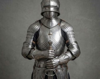 Medieval Armor Full Suit  | Knight Steel Armor Set | Renaissance Costume Armor | LARP & Cosplay Wearable Armor