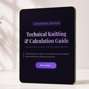 Technical Knitting & Calculation Guide | Professional Interactive Manual