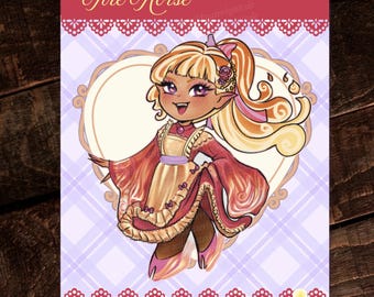 Year of the Fire Horse Fairy Sticker | Zodiac Fantasy | Fire Element | Lucky Charm Art