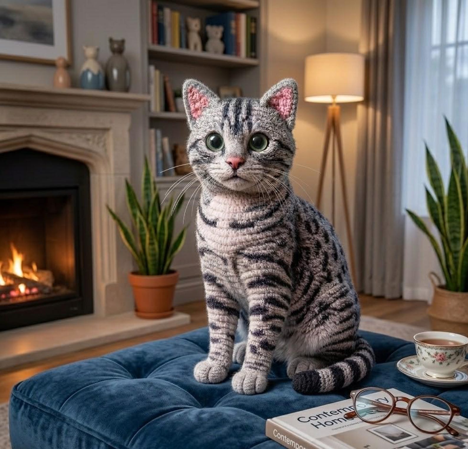Tabby Pattern Circular Realistic Silver Tabby Cat Crochet Pattern, Amigurumi Kitten PDF - Etsy