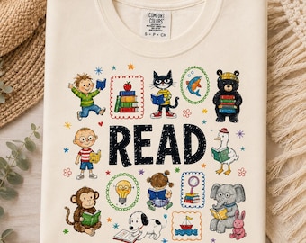 Read Shirt, I Still Read Children's Books Sweatshirt, Kindergarten Teacher Sweater, Back to School Tee, Comfort Colors T-Shirt