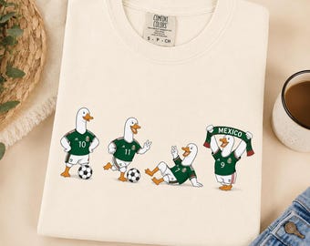 Funny Goose Soccer Team Mexico Shirt, Bosnia Football Fan Tee