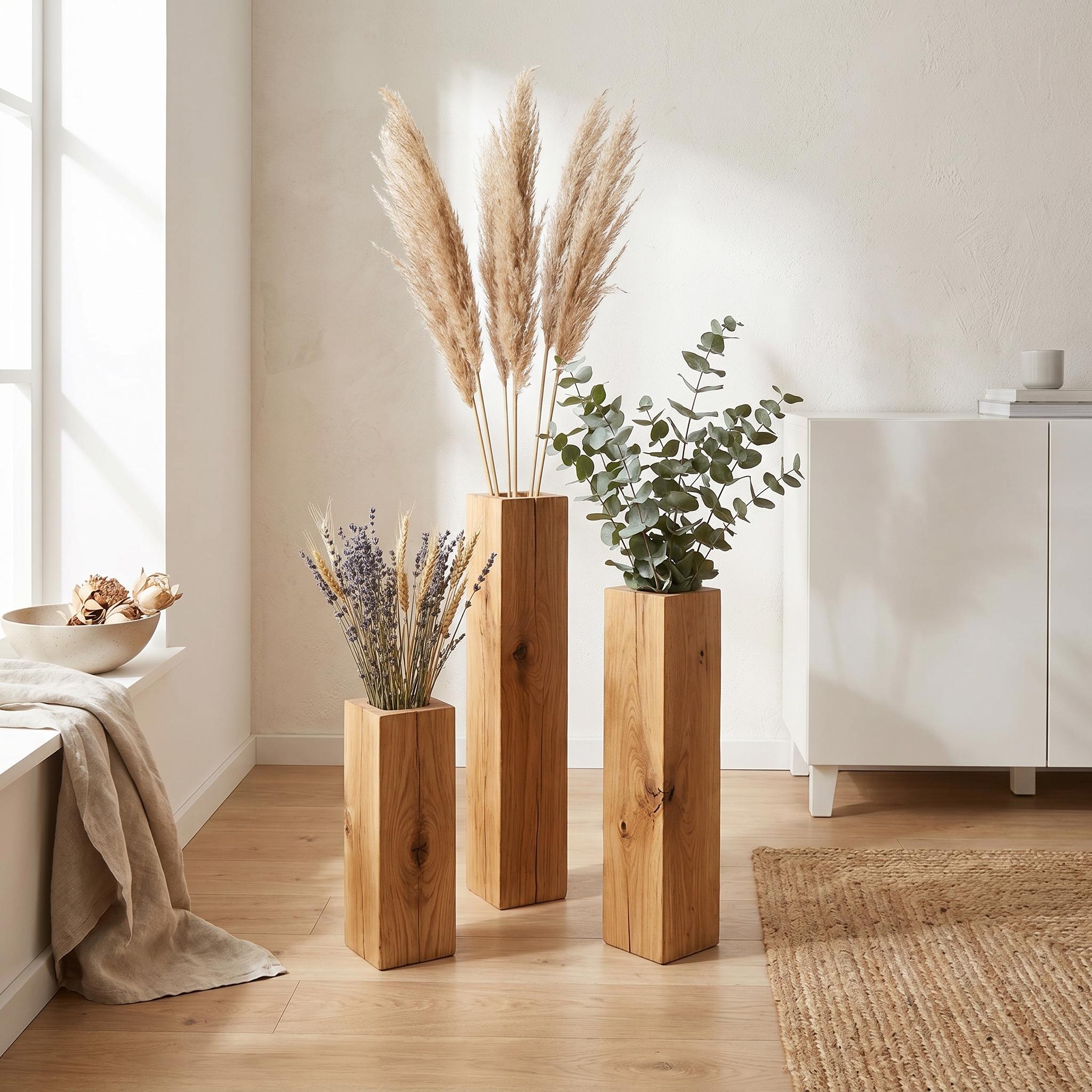 Holz bodenvasen