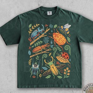 90s Bugs Entomology Shirt, Vintage Insect Bug Collection Tee, Entomologist Gift, Nature Lover Graphic Tee Comfort Colors®