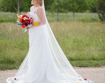 Design your own Custom Bridal Veil | Down Deposit on Handmade Wedding Veil