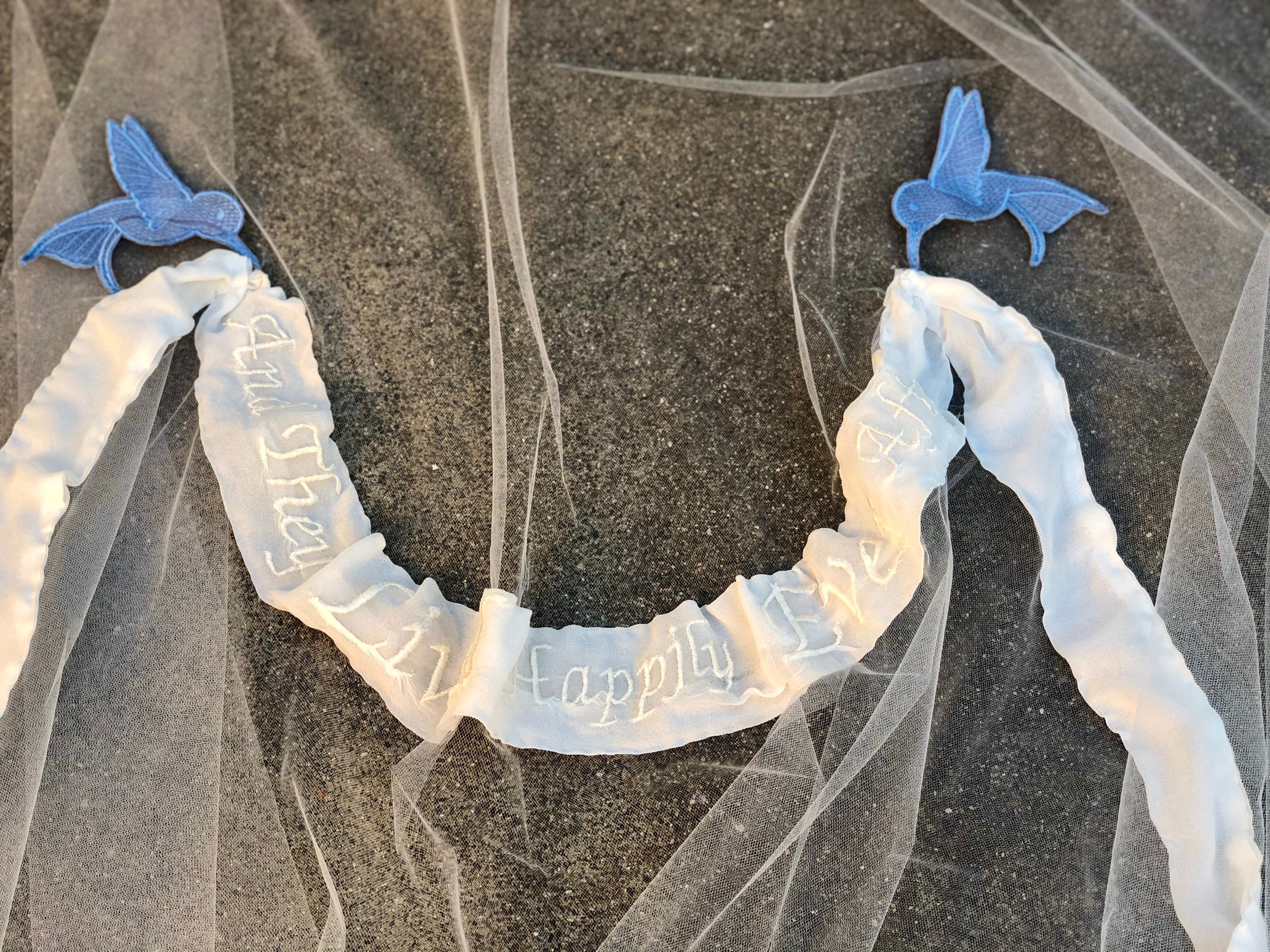 Disney Cinderella Wedding Veil, “and They Lived Happily Ever 