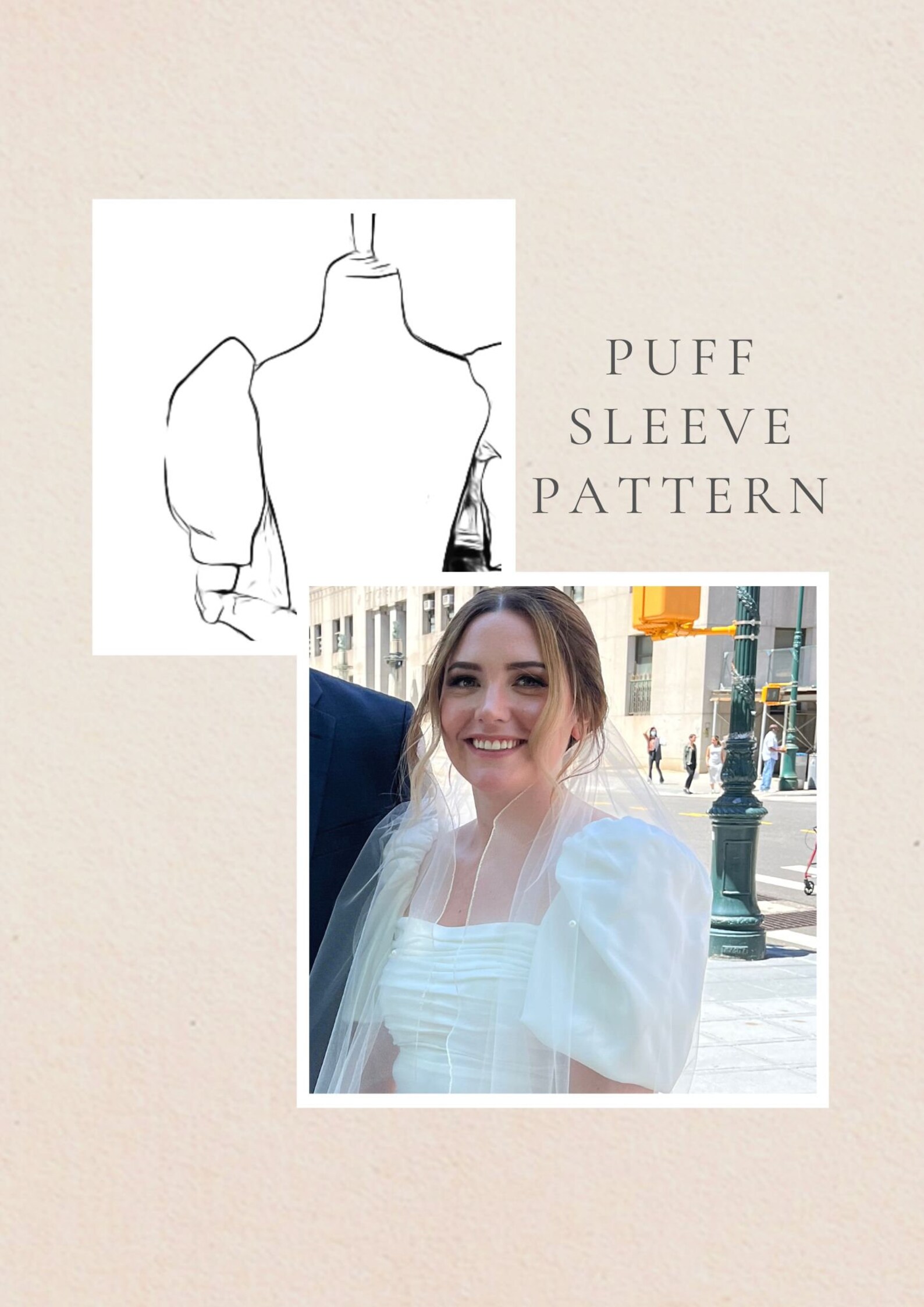 Trio of Sleeve Sewing Patterns, DIY Puffy Sleeves Bundle, Long and Trio of Sleeve Sewing Patterns, DIY Puffy Sleeves Bundle, Long and