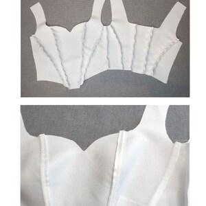 Sewing Pattern for Bustier Corset With Straps, Bridal Wedding Separates ...