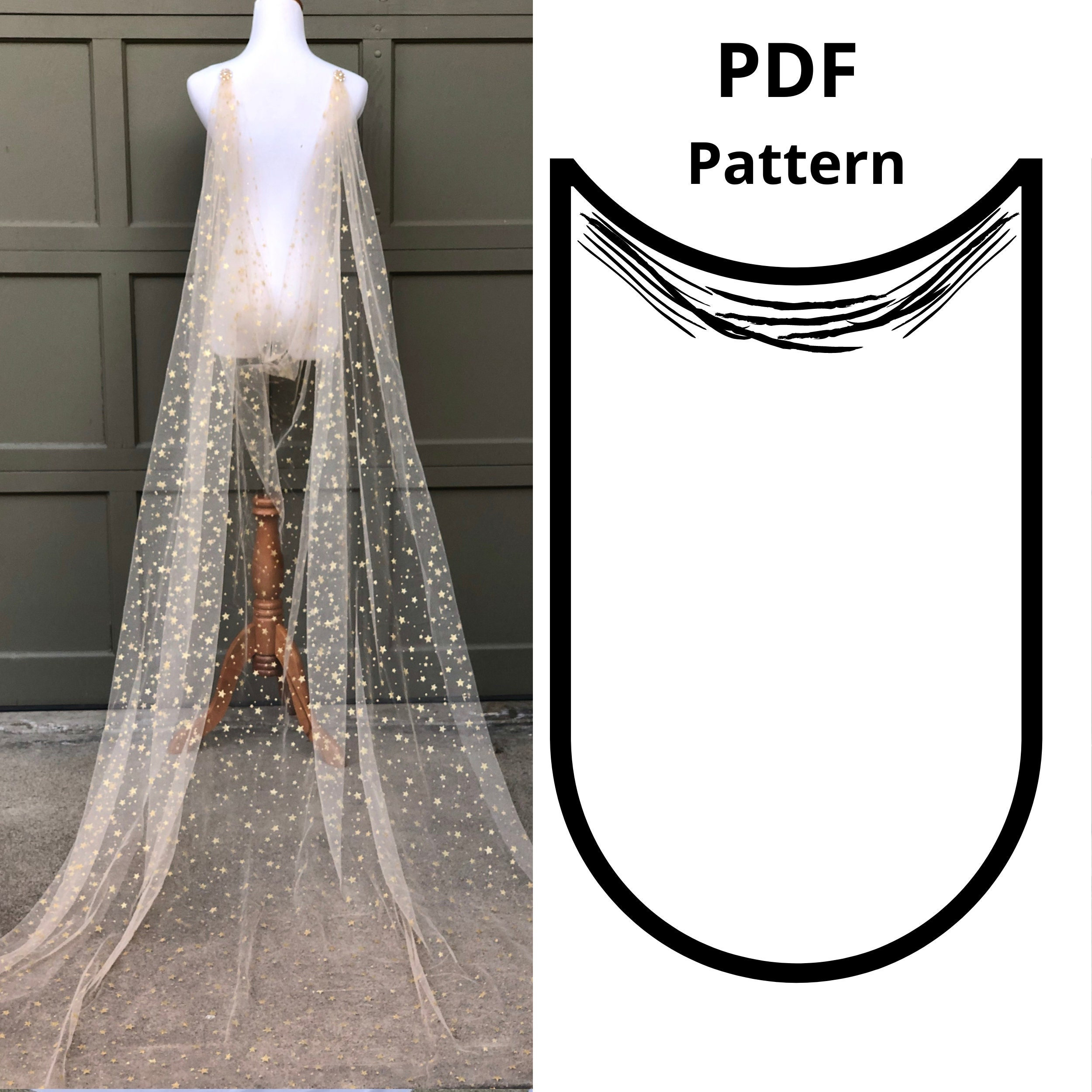 DIY Cathedral Veil Tutorial - Beautiful, Easy To Follow and Inexpensive