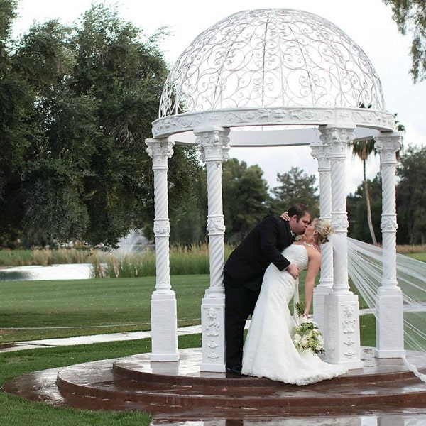 CUSTOM ORDER for Brittney: Cathedral Length Single Tier Veil in Ivory with French Alencon Lace Trim and Blusher