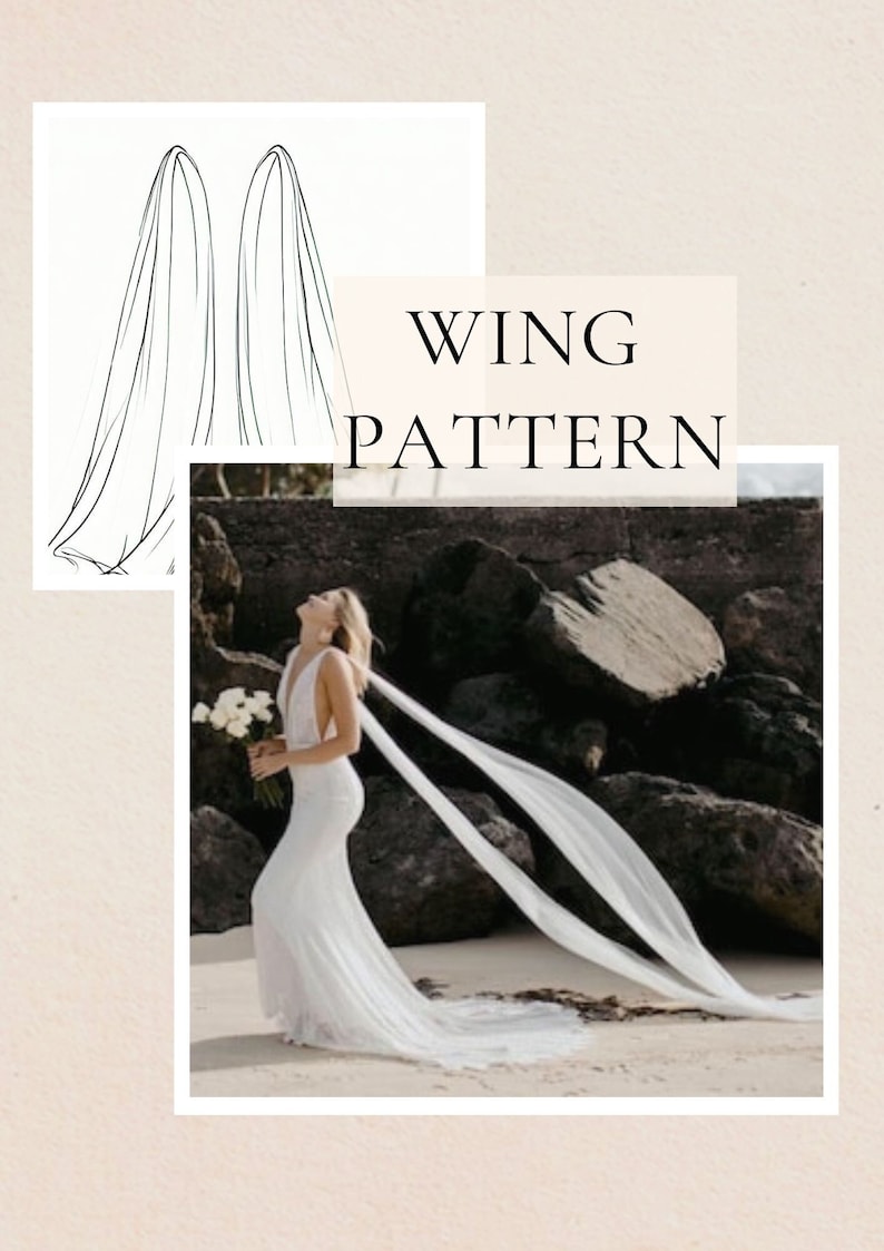 wing veil sewing pattern