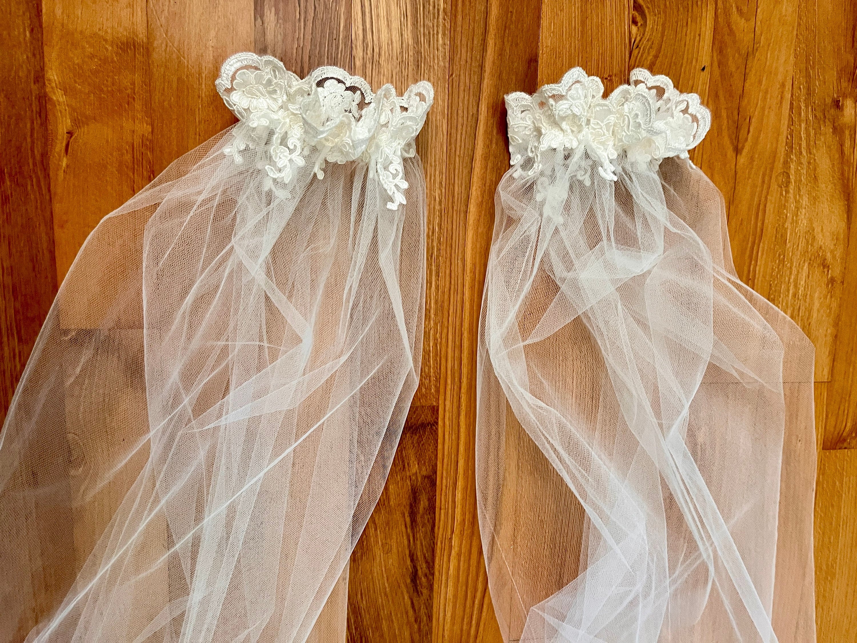 Mangas Abullonadas Desmontables Para Novia – Tul Con Puños De Spandex, Transparentes Y Elásticos, Un Talla, Accesorios De Boda Elegantes