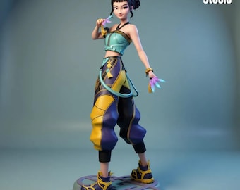 Zoey STL K-POP Demon Hunter, 3D Print File, Anime Figure, Streetwear 3D Model, STL File, 1/7 Scale Statue, Waifu stl, Digital Download