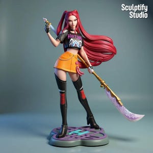 Full set KPOP Demon Hunters 1/7 scale anime figures 3D print file