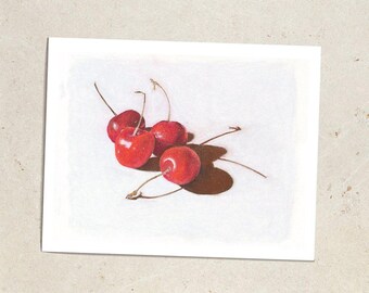 cherry still life print