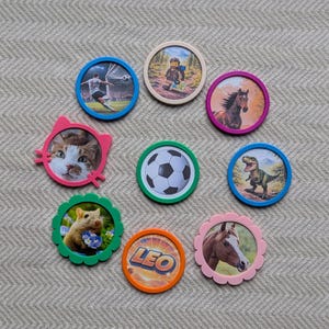 Personalisierbare Foto Klett Patches für Schulranzen. Pickletts: Dein Bild an deinem Ranzen!