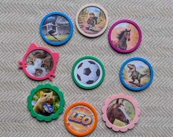 Foto Klett Patches für Schulranzen | personalisierbar | kompatibel mit Ergobag | Regional hergestellt