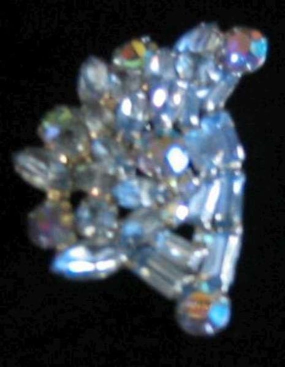 Weiss Light Blue Brooch